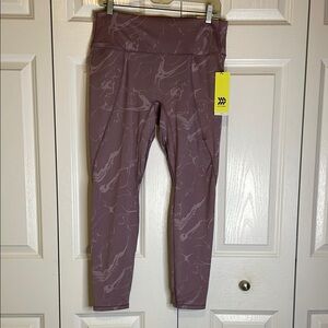 ALL IN MOTION Marble Print Leggings, Girls XL, Purple